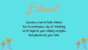 Encouraging Words for Future Success