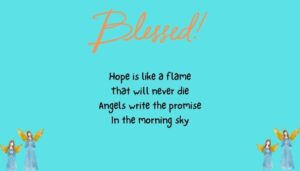 Eternal Hope In Angel Blessings