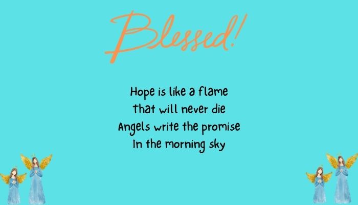 Eternal Hope In Angel Blessings