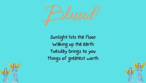 Morning Tuesday Blessings For A Productive Day