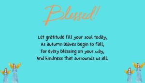 November Blessings for a Grateful Heart