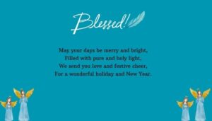 Short Christmas Blessings for Holiday Cards