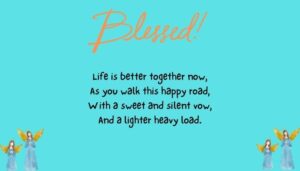 Short Wedding Blessings for Greeting Cards and Notes