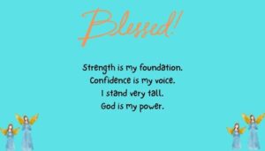 Strength and Confidence During the Conversation